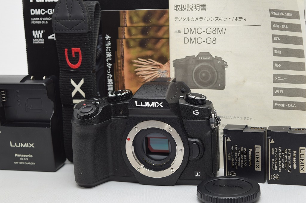 Хороший продукт ★ Panasonic Panasonic DMC-G8 Body Black ★ с оригинальной коробкой * Один аккумулятор.