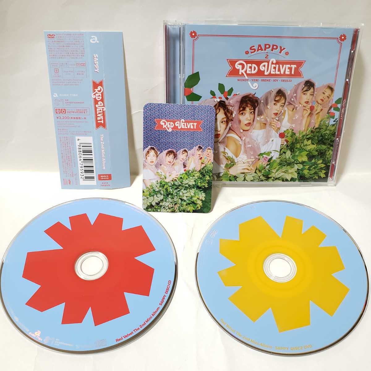 高評価の贈り物 超貴重 】RED VELVET SAPPY 初回限定盤 CD+DVD トレカ(オール K-POP・アジア