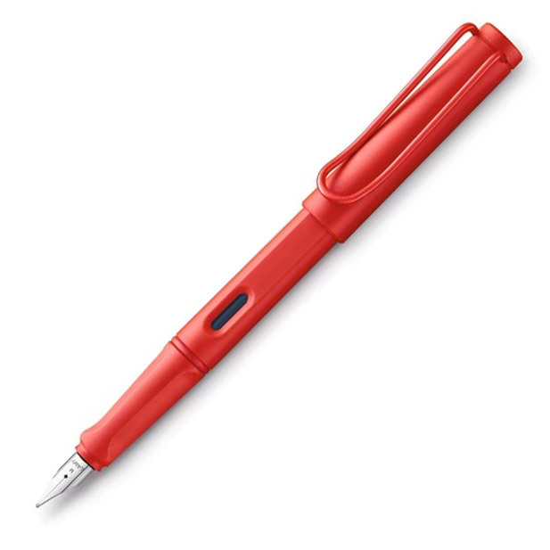 万年筆 ラミー LAMY EF 極細字 サファリ ストロベリー L20SB-EF 両用式 限定色 正規輸入品/6218/送料無料_画像1