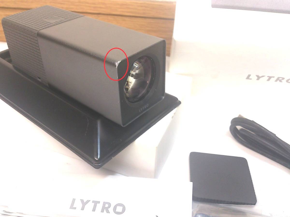 【Used/美品】Lytro カメラ 8GB 撮影後にピントを合わせ！ 灰色_画像2