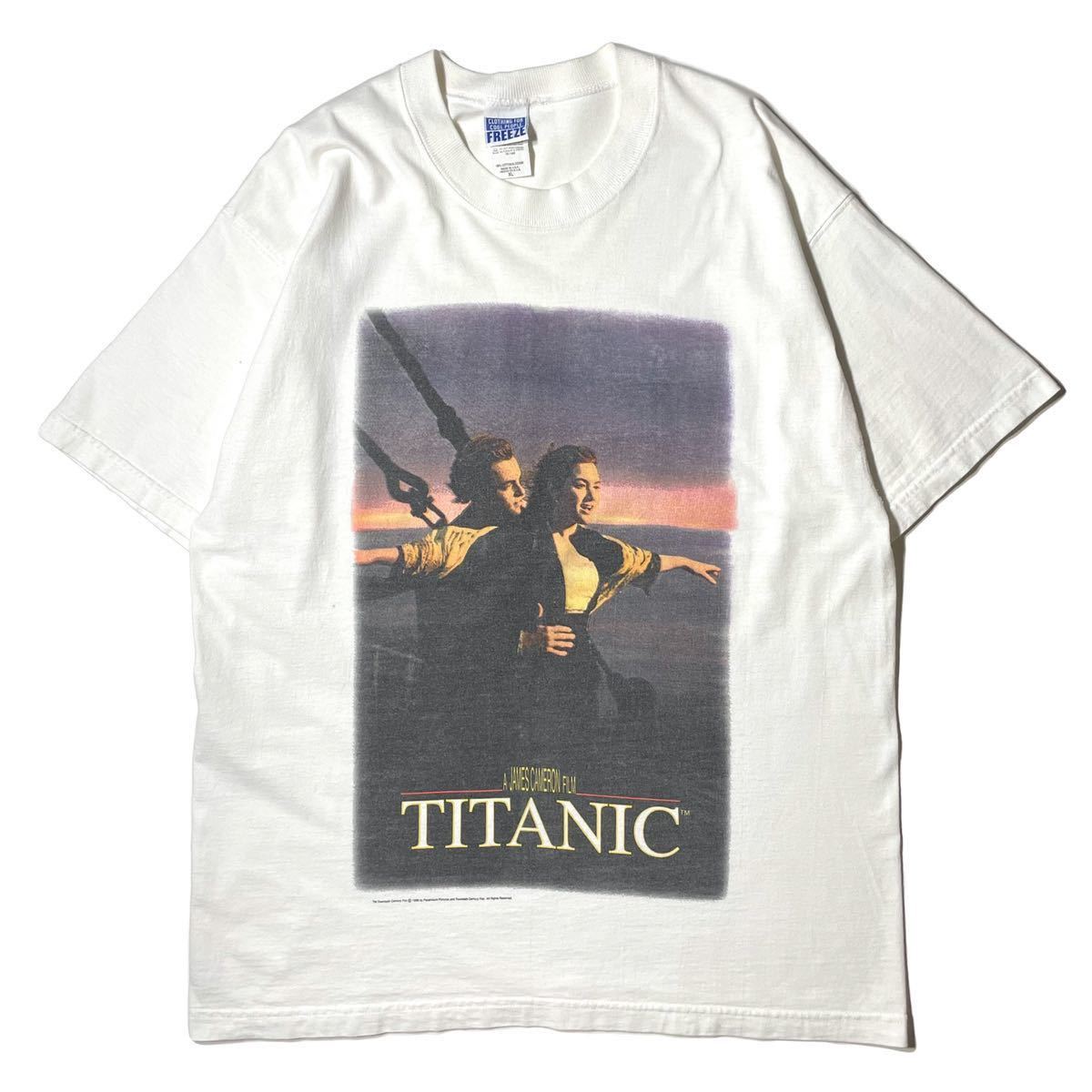 希少 90s USA製 TITANIC Vintage Movie Tee タイタニック レオナルド