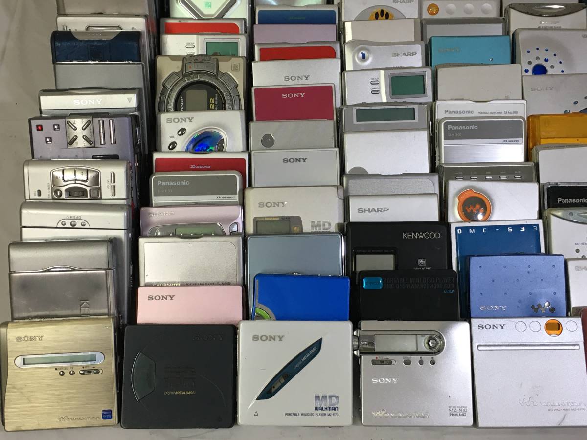 C209 ポータブルMDプレーヤー 100台 まとめ売り SONY Hi-MD WALKMAN