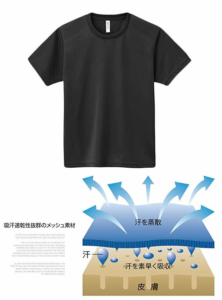 【新品】 4L パープル Tシャツ メンズ 大きいサイズ 半袖 吸汗速乾 ドライ メッシュ UVカット 無地 クルーネック カットソー_画像8