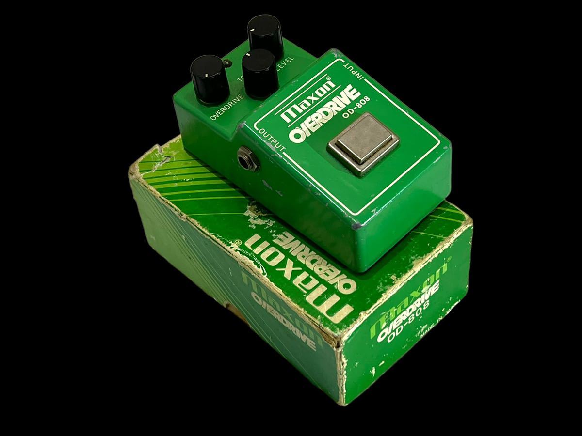 MAXON マクソン オーバードライブ Overdrive OD-808 MADE IN JAPAN AC