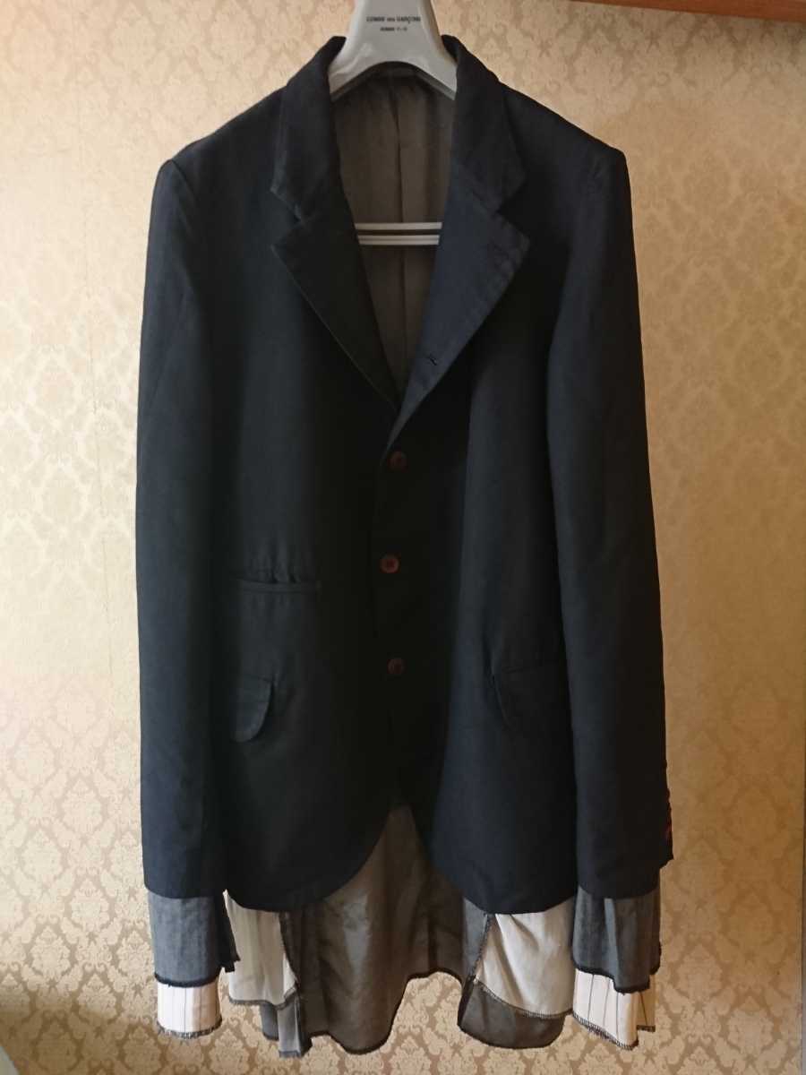 コムデギャルソンオムプリュス エステル 縮絨 ジャケット 孵化期 14SS