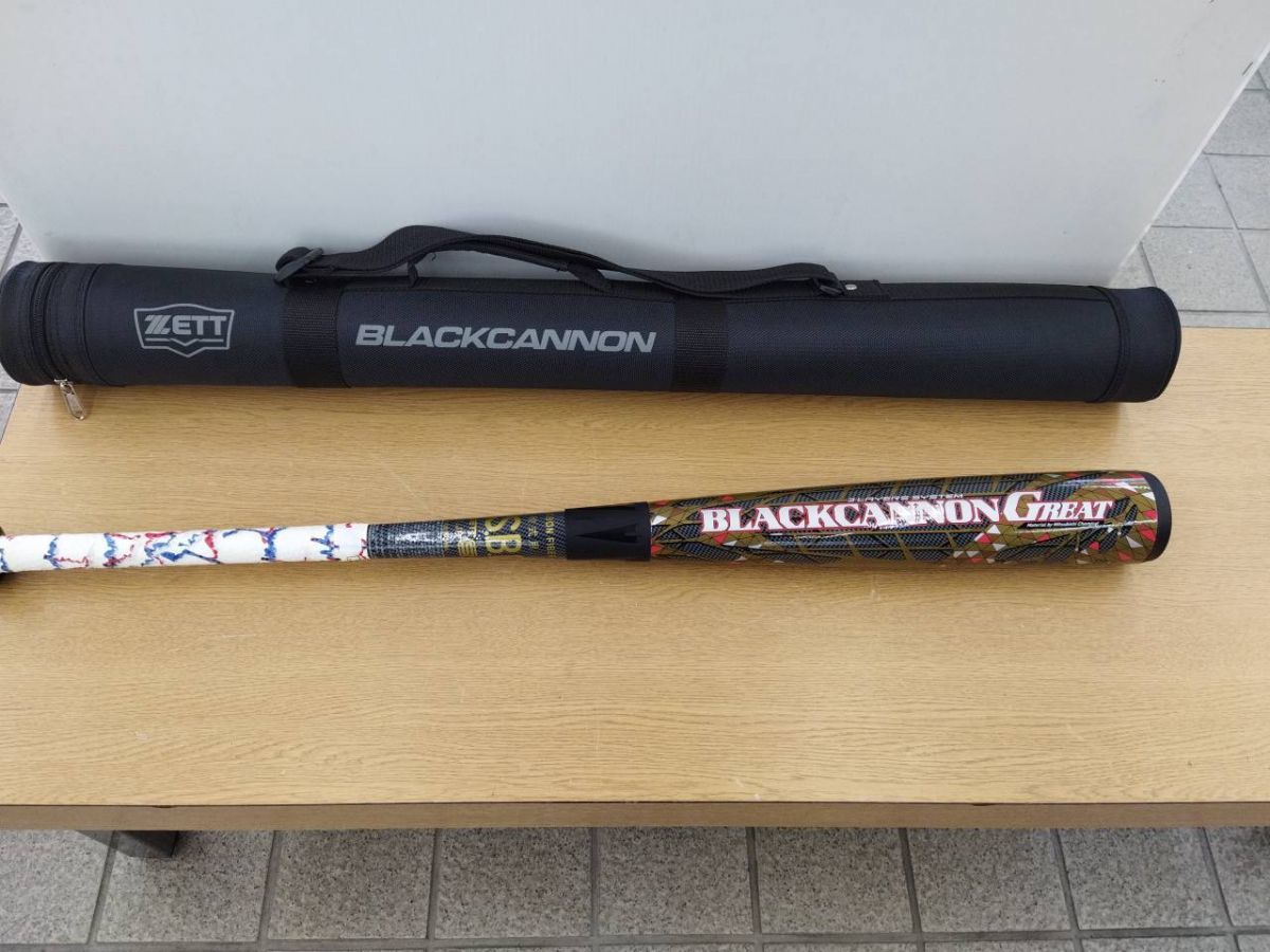 ZETT BLACKCANON GREAT BCT35083 軟式バット ブラックキャノン