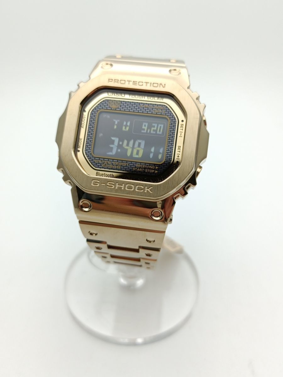 美品 Casio G Shock Full Metal Gmw B5000gd 9jf ゴールド ソーラー電池 腕時計 Gショック フルメタル 3109 宮竹店 Dclnigeria Com