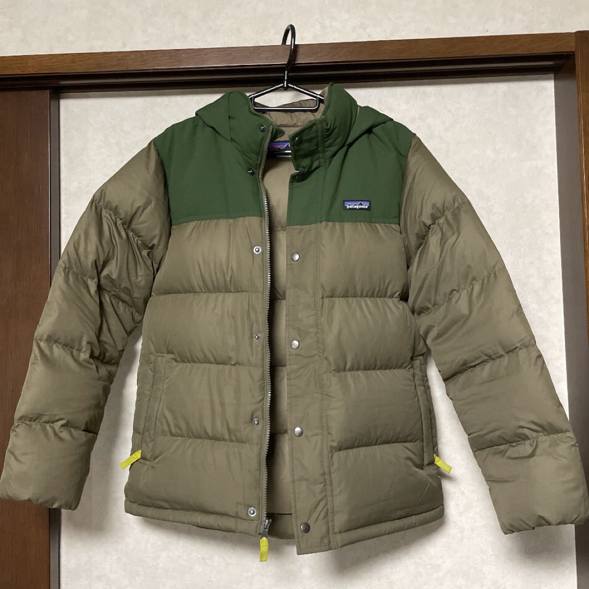 【美品】patagonia キッズXL BOYS' BIVY DOWN HOODY ダウンジャケット