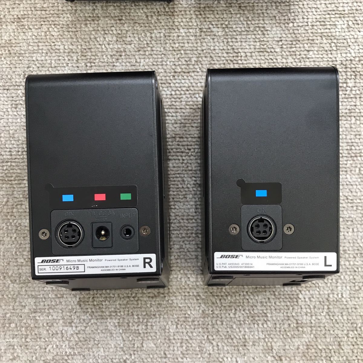 109) BOSE Micro Music Monitor マイクロミュージックモニター M3 ペア