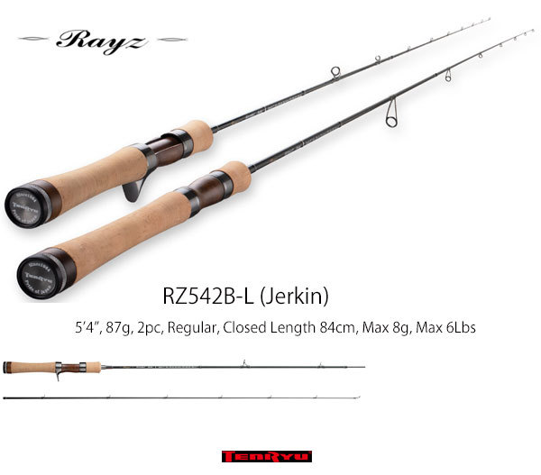天龍 Rayz レイズ RZ542B-L (Jerkin) トラウト用 天龍 Rayz レイズ RZ542B-L (Jerkin) トラウト用
