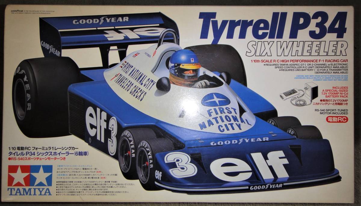 TAMIYA タミヤ 1/10電動RC タイレルP34 シックスホイーラー TAMIYA タミヤ 1/10電動RC タイレルP34 シックスホイーラー
