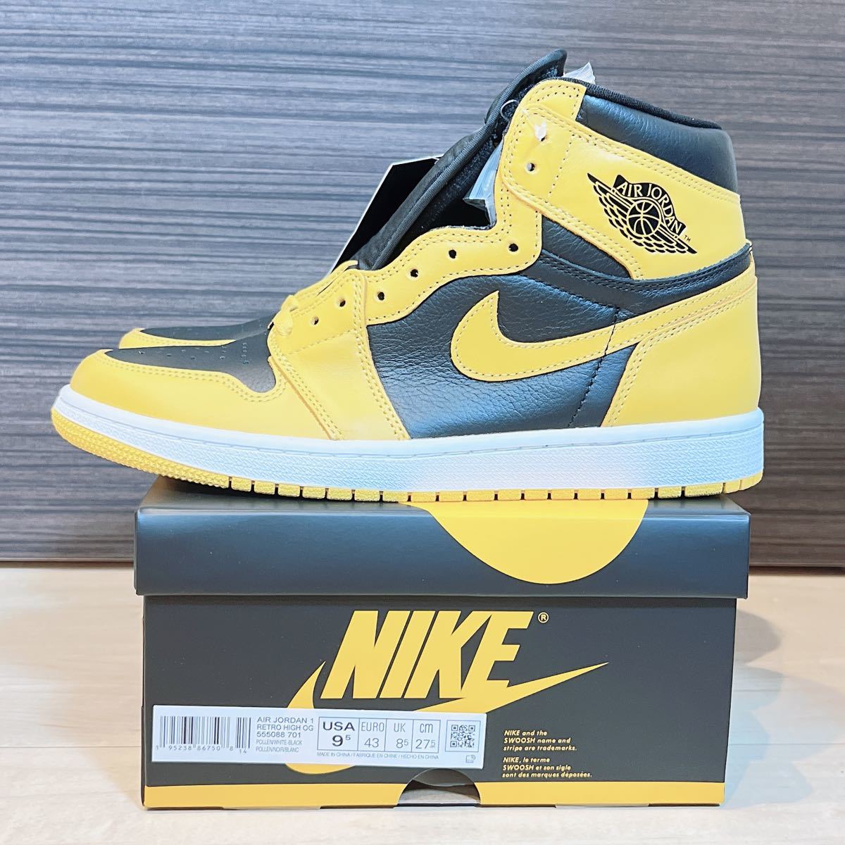 新品未使用】27.5cm Nike Air Jordan 1 High OG Pollen ナイキ エア