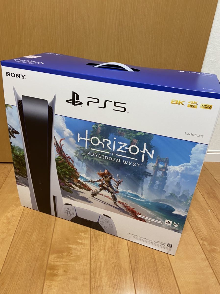 新品未使用品 PS5 本体 PlayStation 5 “Horizon Forbidden West “ 同梱版 CFIJ10000  ディスクドライブ搭載タイプ プレイステーション5 - www.csmlc.cl
