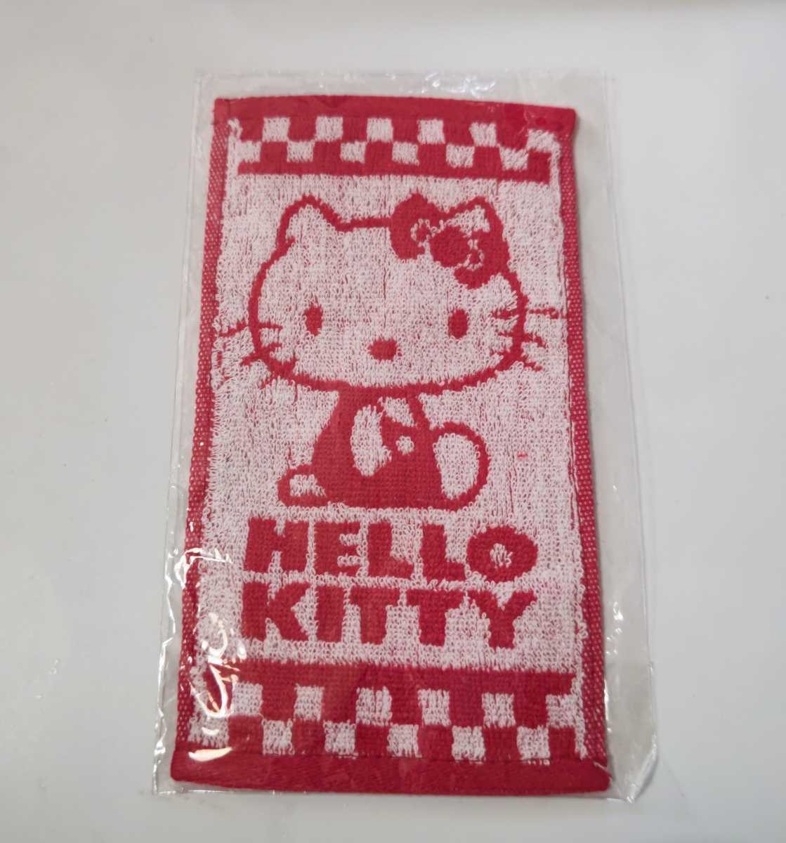 サンリオ いちご新聞 付録 キティ Hello Kitty★プチスポーツタオル 未開封・新品の画像1