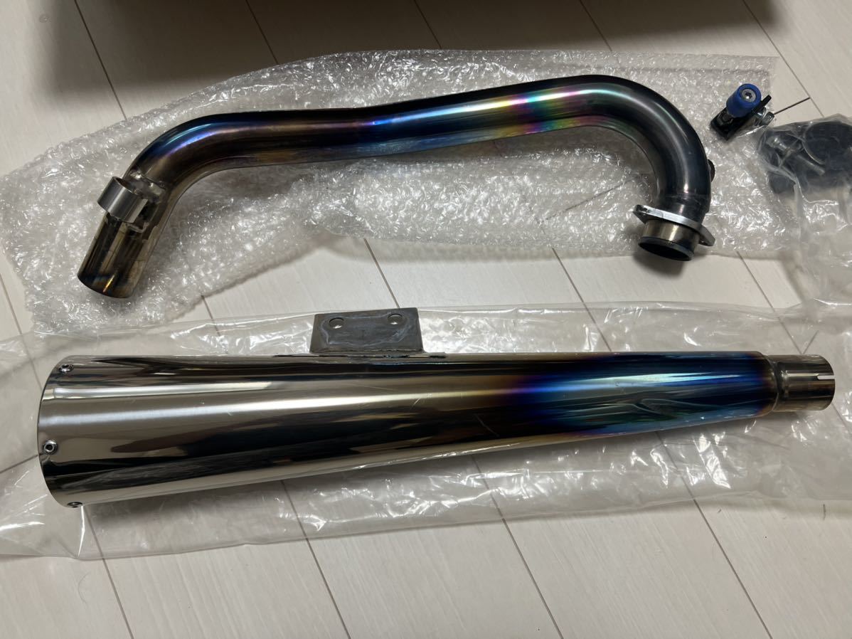 ヤマハ SR400 FI 09-17 OVER オーバーレーシング チタン メガホン MANX