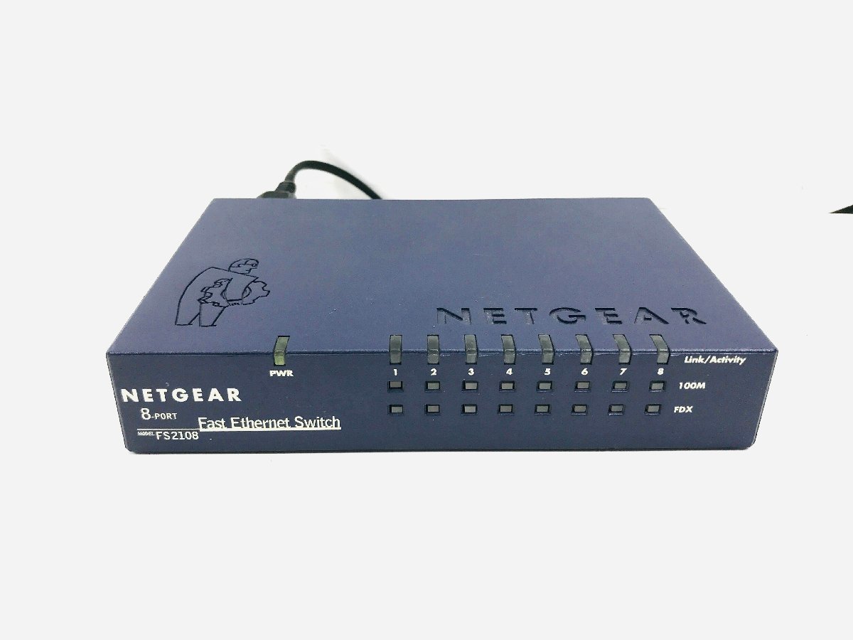 NETGEAR FS2108 Fast Ethernet Switch スイッチングハブ　イーサネットスイッチ_画像1