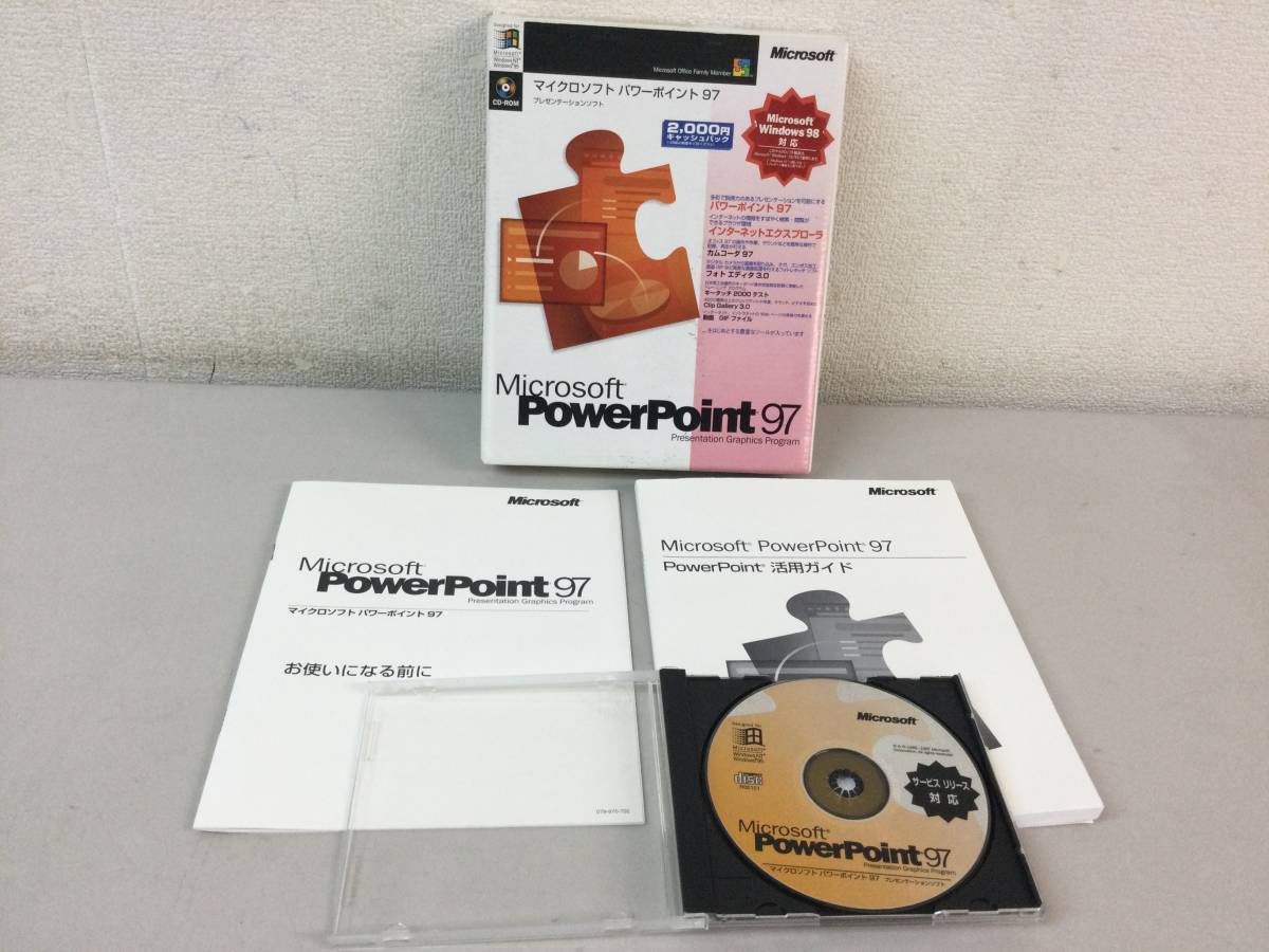 ★ Microsoft PowerPoint 97  Microsoft   сила   point  CD-ROM Windows ... мягкий 