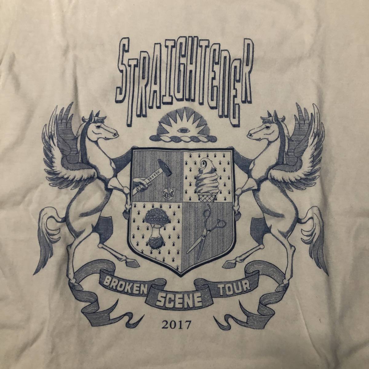 STRAIGHTENER ストレイテナー ホリエアツシ BROKEN SCENE TOUR 2017 TOUR Tシャツ サイズMの画像3