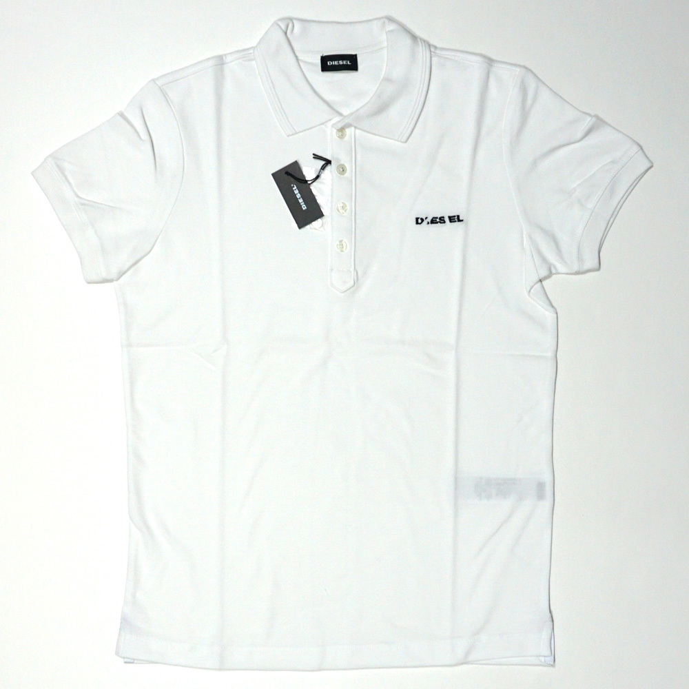 特別価格 0MXZA 00SPT0 メンズ ポロシャツ カノコ ディーゼル DIESEL 新品・本物 100 3XL ホワイト XLサイズ以上