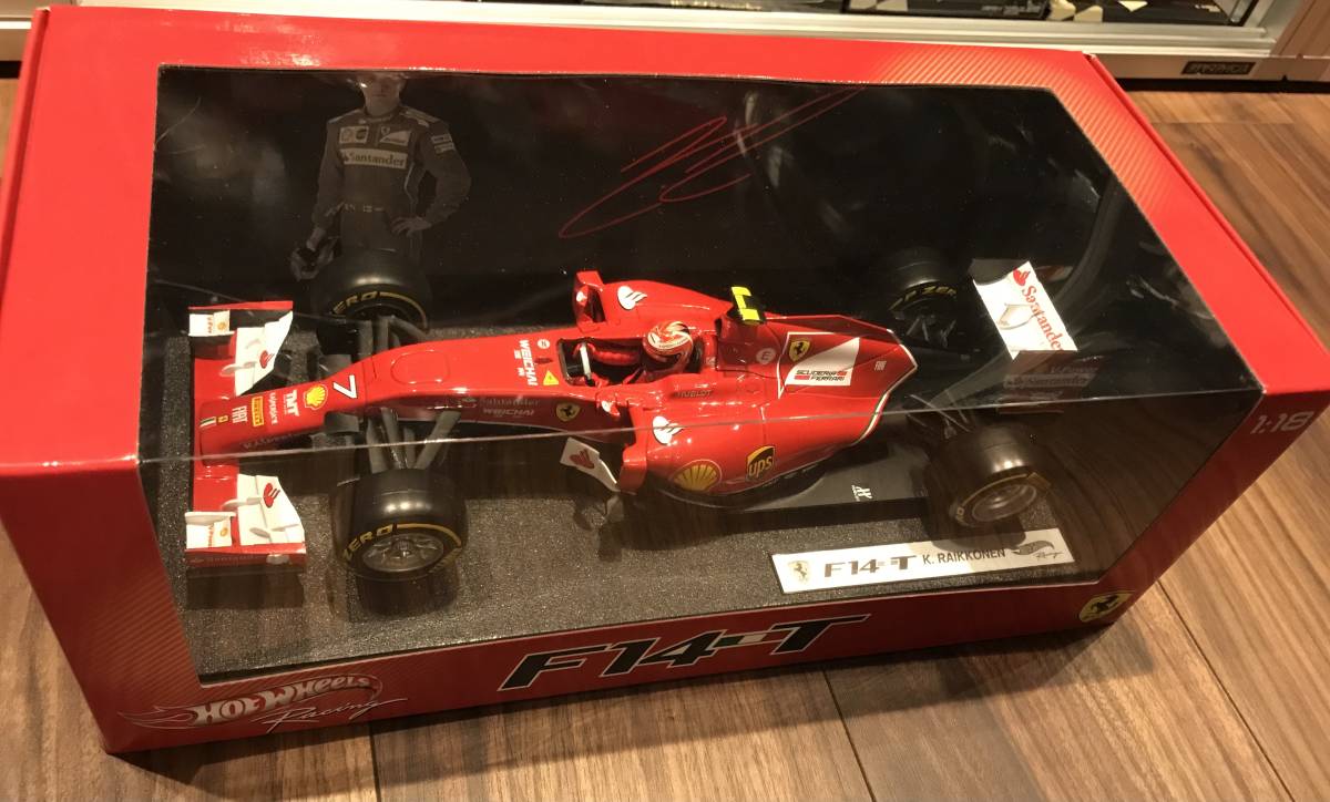 マテル　ホットホイール　1/18 フェラーリ2014 F14-T ライコネン