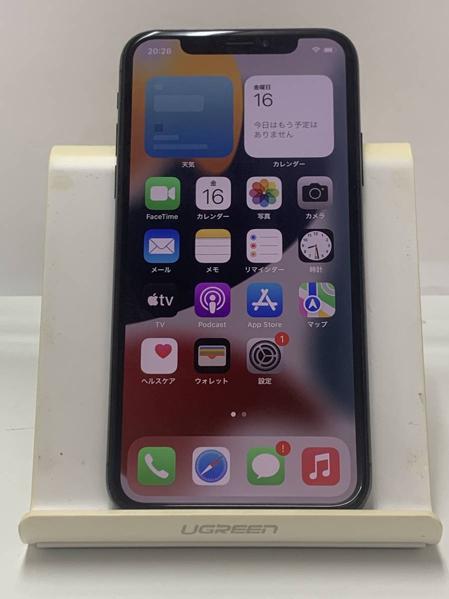 国産原料100% 【美品】iPhone X 64GB softbank simロック解除済み
