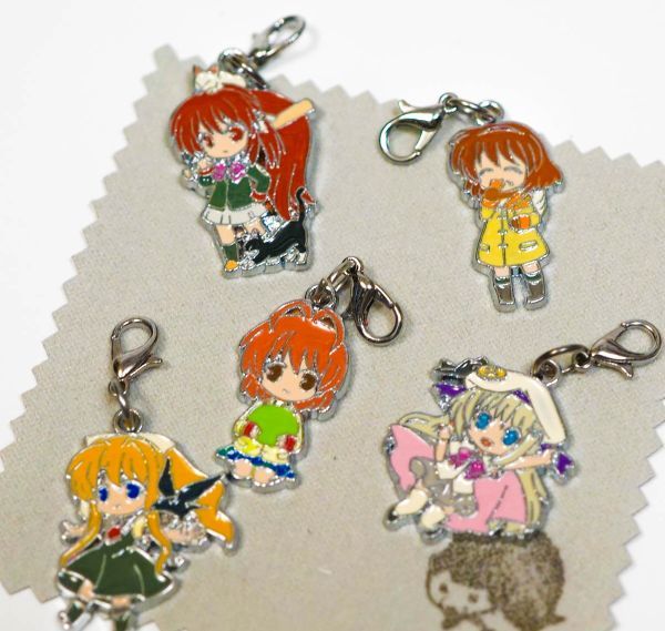 アニメ系 グッズ キーホルダー ストラップ その他 キーホルダー クラナド B ストラップ アクセ 青5吊 グッズ