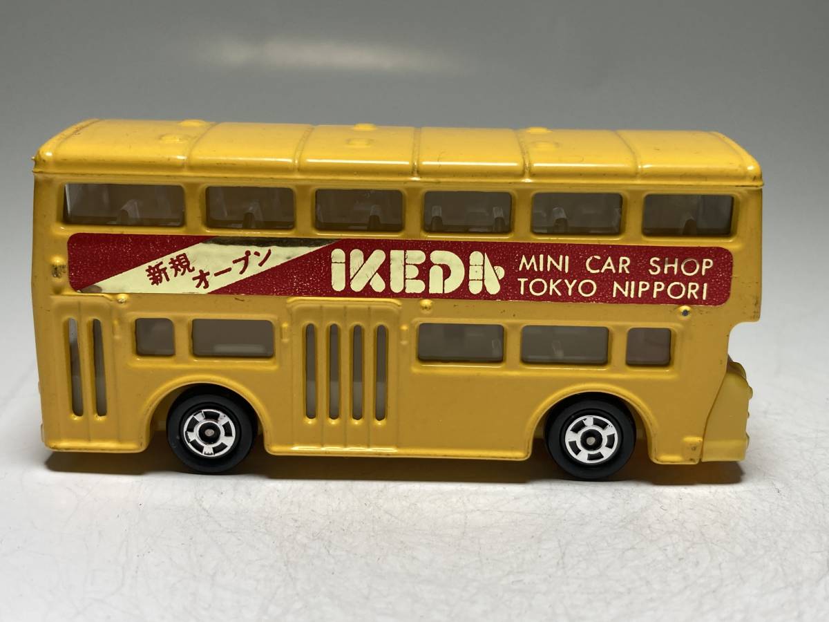 イケダ特注トミカ 1979年発売 No.F15-1-58 青箱つき ロンドンバス 