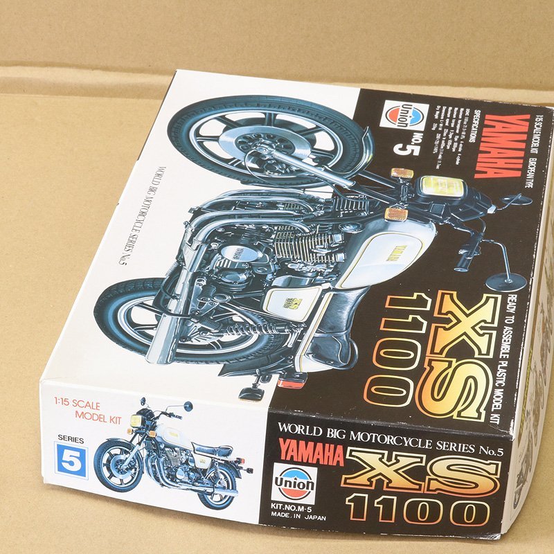 未組立 ユニオン 1/15 ヤマハ XS1100 スーパーバイクシリーズ プラモデル （質屋 藤千商店）_画像2