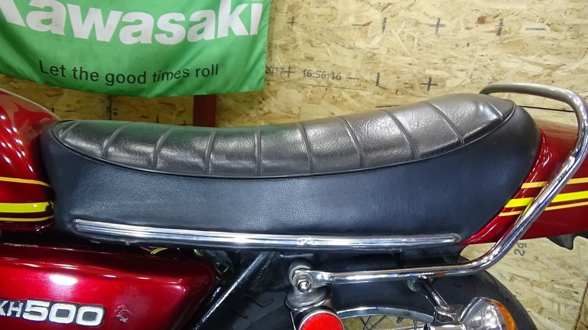 【オートローン取扱】【車検証付 令和7年11月】KAWASAKI KH500 1976年 昭和51年 MACH カワサキ トリプル SS マッハ H1/KH/KH500 A8_画像8