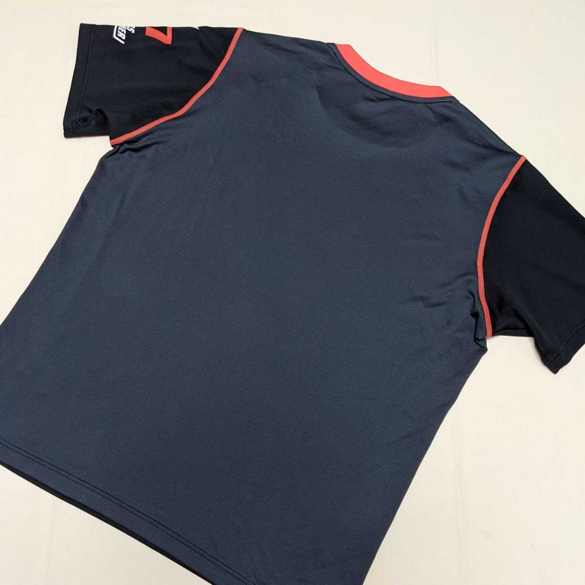 +PK21 asics アシックス メンズ O XL 半袖 Tシャツ カットソー 黒 グレー オレンジ スポーツ ウェア トレーニング フィットネス_画像2