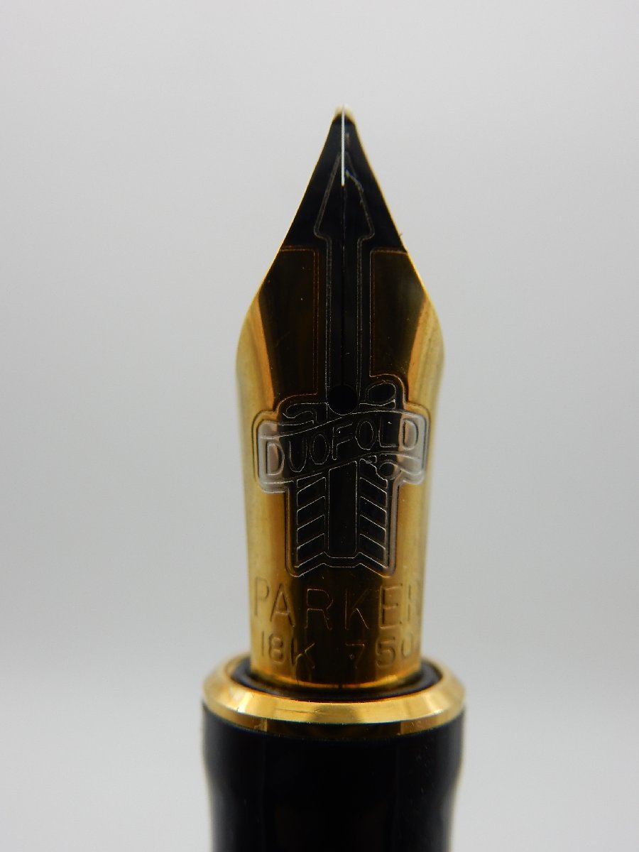 美品 PARKER パーカー デュオフォールド インターナショナル ラピス