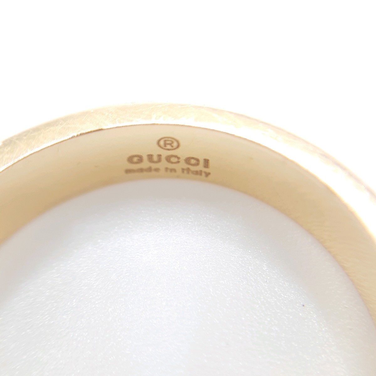 グッチ GUCCI アイコン リング K18 PG 10号 GG 指輪