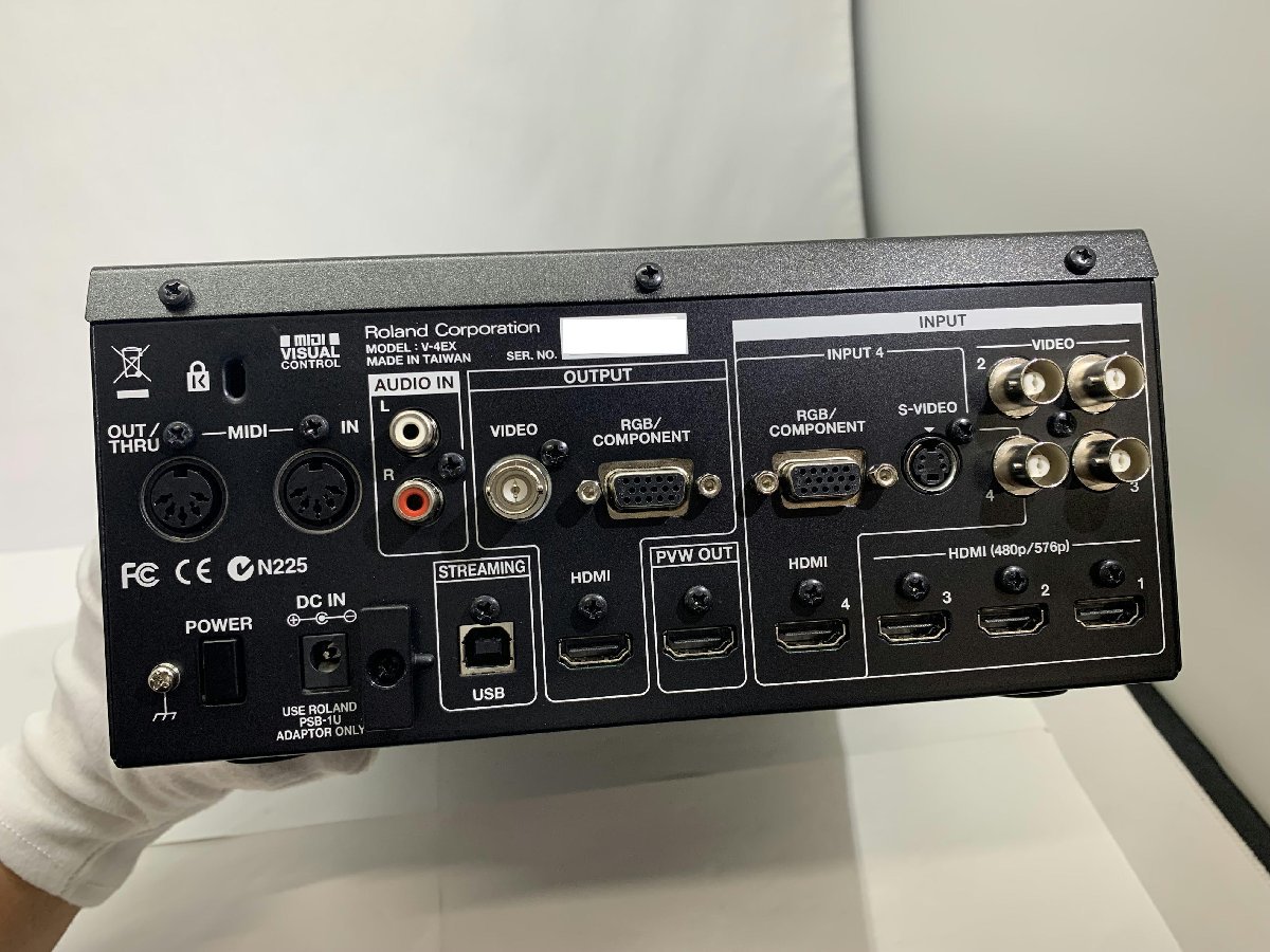 Roland ローランド V-4EX 4ch ビデオスイッチャー 4チャンネル Roland ローランド V-4EX 4ch ビデオスイッチャー 4チャンネル