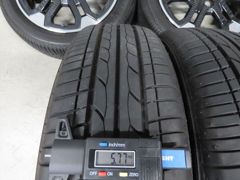 ダイハツ ウェイク 165/55R15 LA700 純正 ブリヂストン B250 4.5J+45 PCD100 4穴 15インチ タント ムーヴカスタム ブラックポリッシュ バリ_画像2