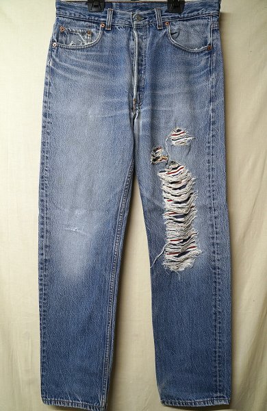 ◆クラッシュリメイク◆Levi's リーバイス 501 MADE IN U.S.A.◆W34◆_画像1