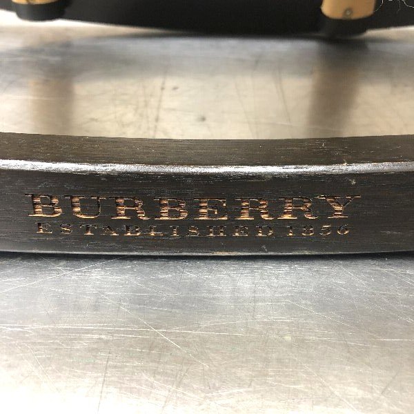 !!H060 BURBERRY Burberry locking sheep vehicle child baby Kids toy for riding toy . wooden ornament objet d'art!!