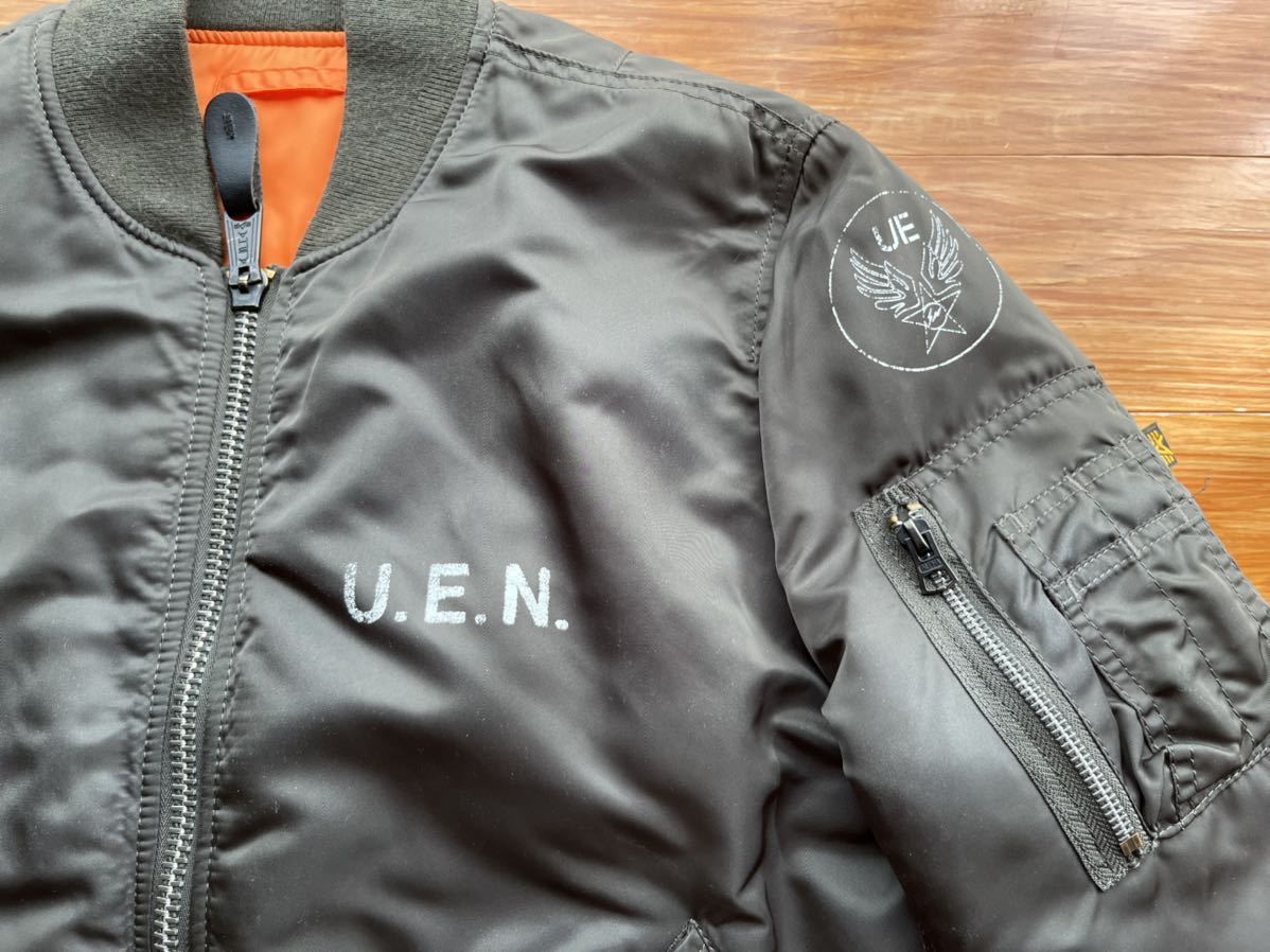 fragment x uniform experiment MA-1 フラグメント UE アルファ ...