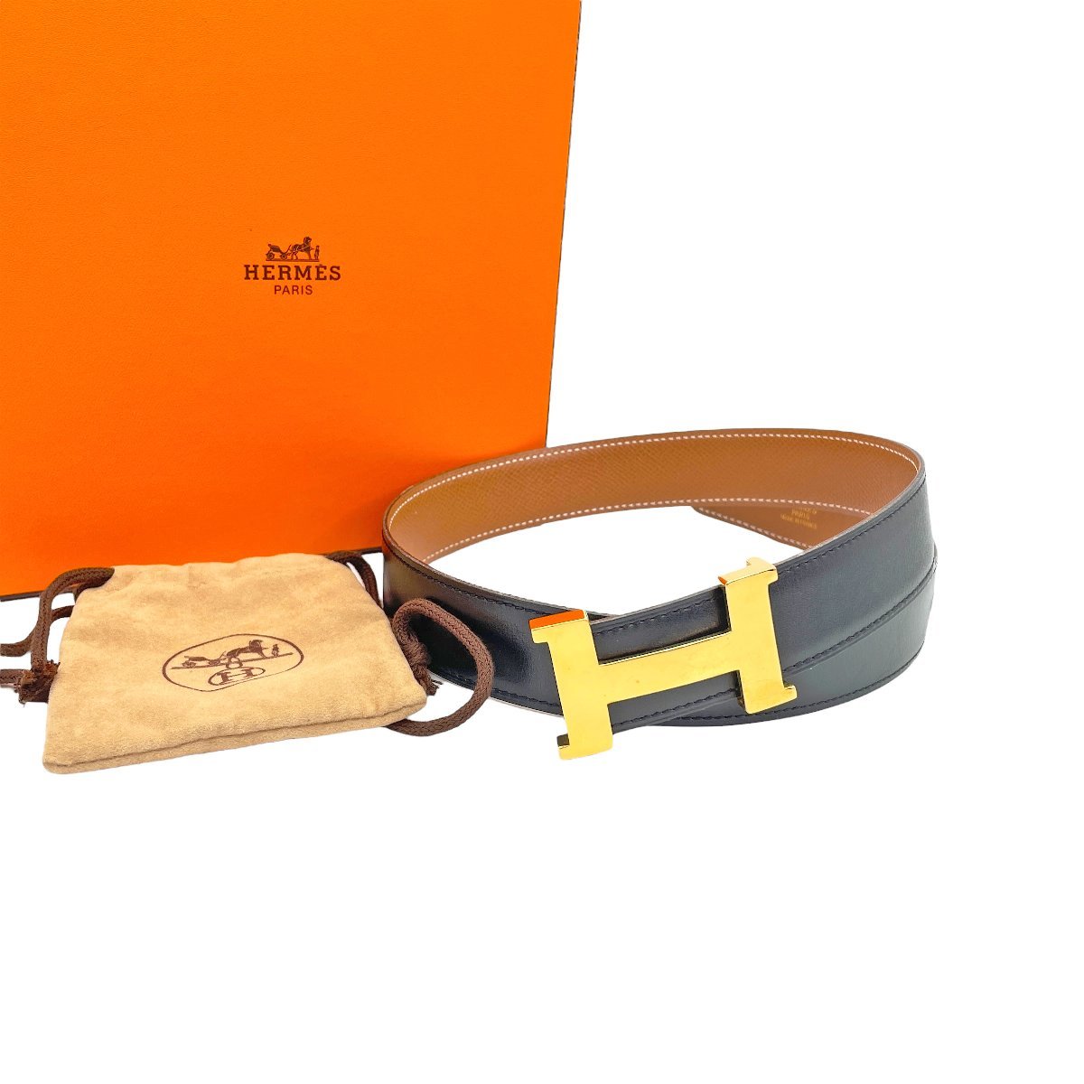 □ 1円～ 正規品 □ エルメス HERMES □ コンスタンス H ベルト □ □A