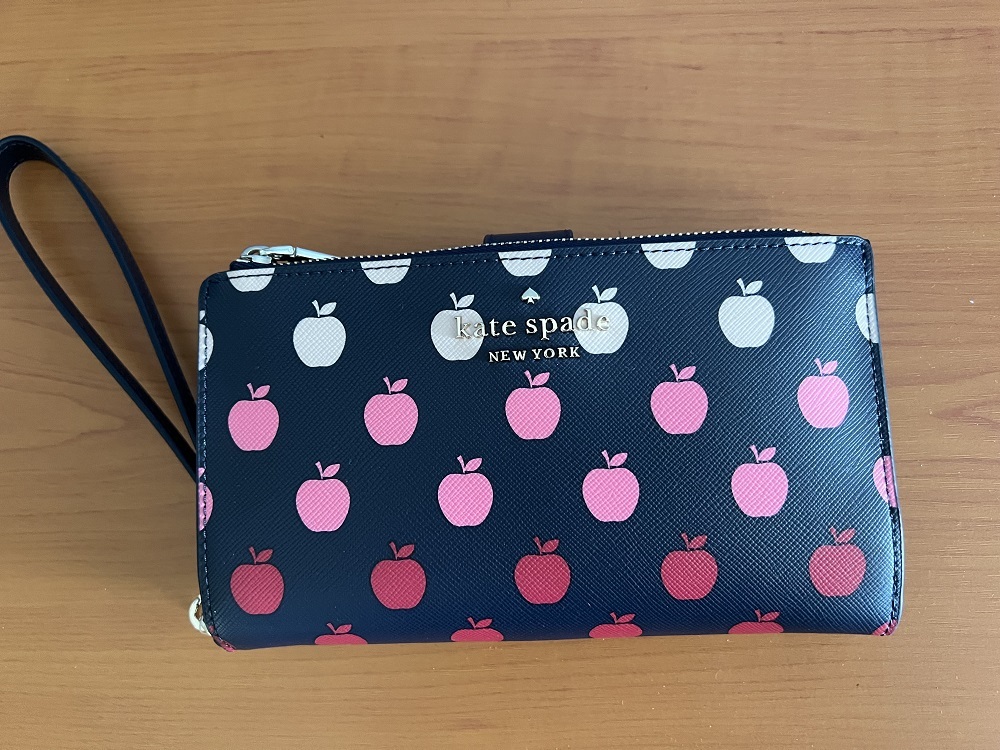新品 ケイトスペード Orchard degrade リストレット付き財布（携帯入れ付き）K9130