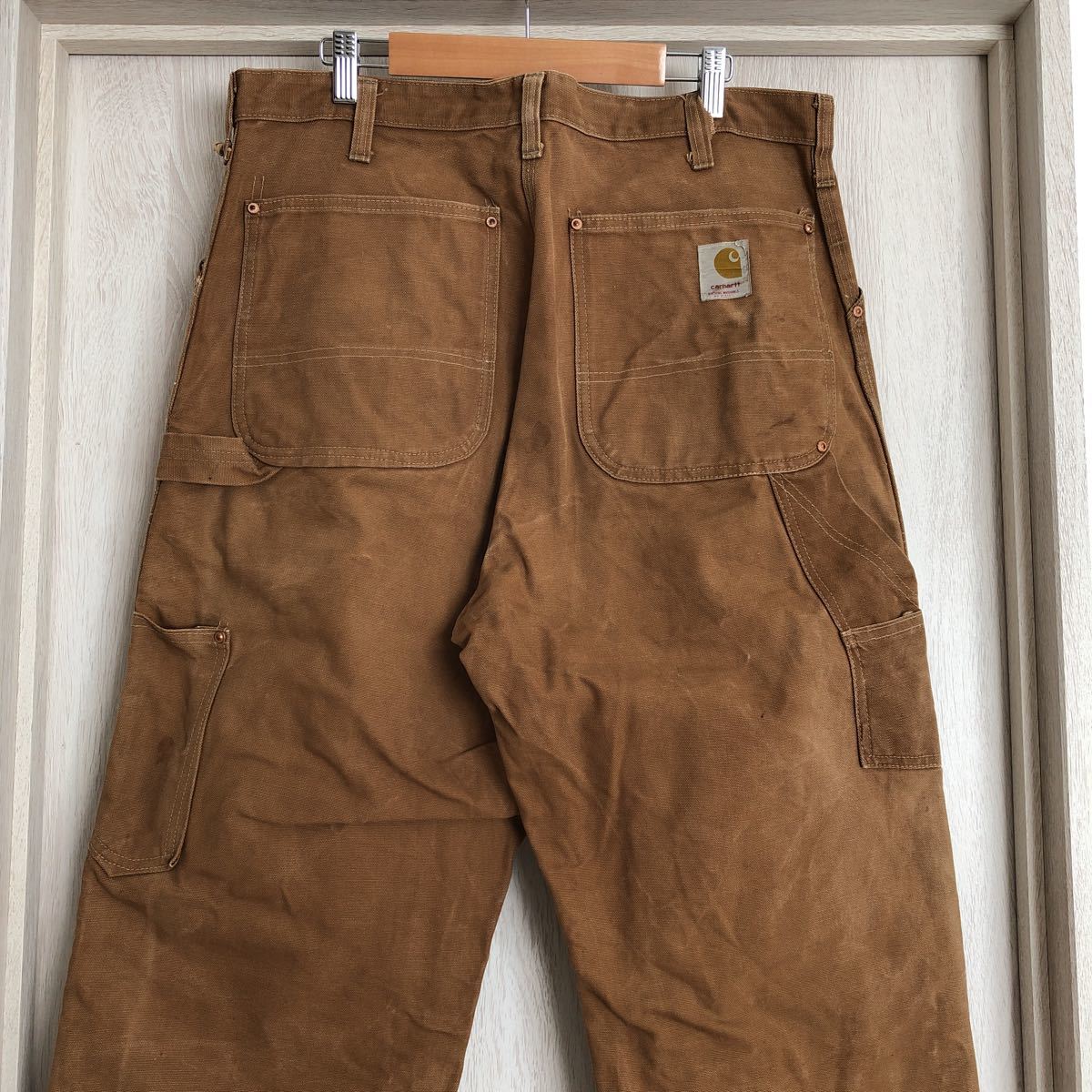 専用 70s carhartt ダブルニー ブラウン 42talon 定番の中古商品 8280