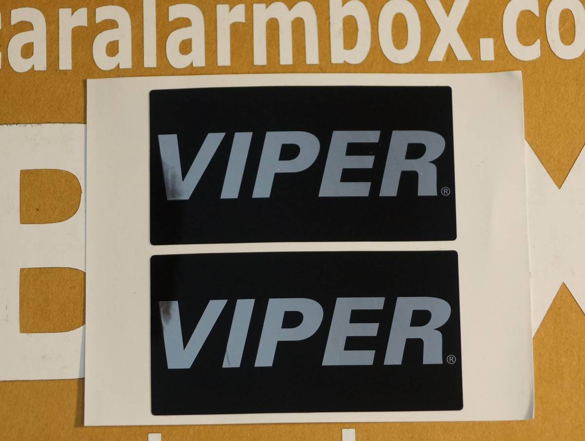 VIPER машина охранная сигнализация бренд стеклоочиститель приложен стикер 2 листов 1 комплект внутри приклеивание / вне приклеивание . для нового товара не использовался хранение товар 