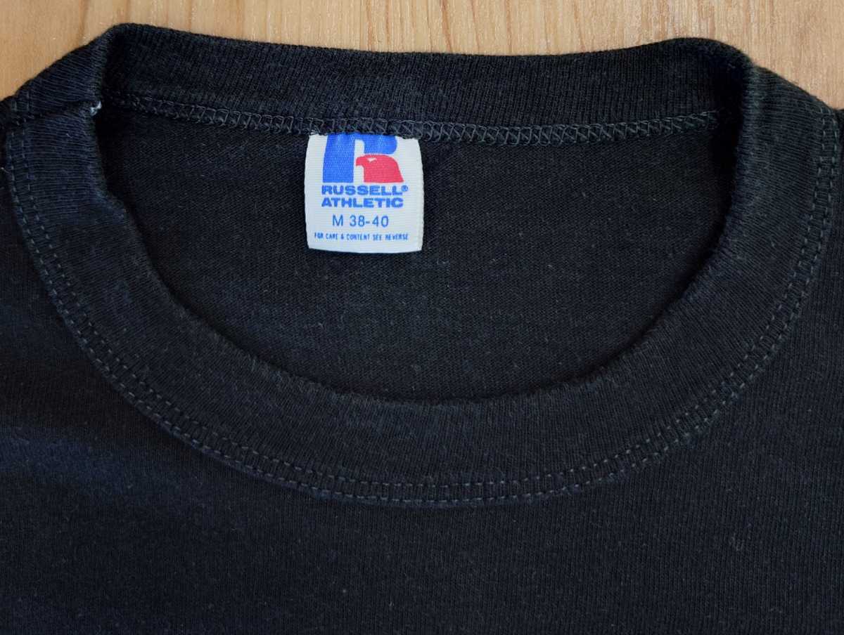Mサイズ 黒 80's Haagen Dazs ハーゲンダッツ アイスクリーム ビンテージ Tシャツ RUSSELL ATHLETIC USA製 VINTAGE TEE T-SHIRTS BLACK