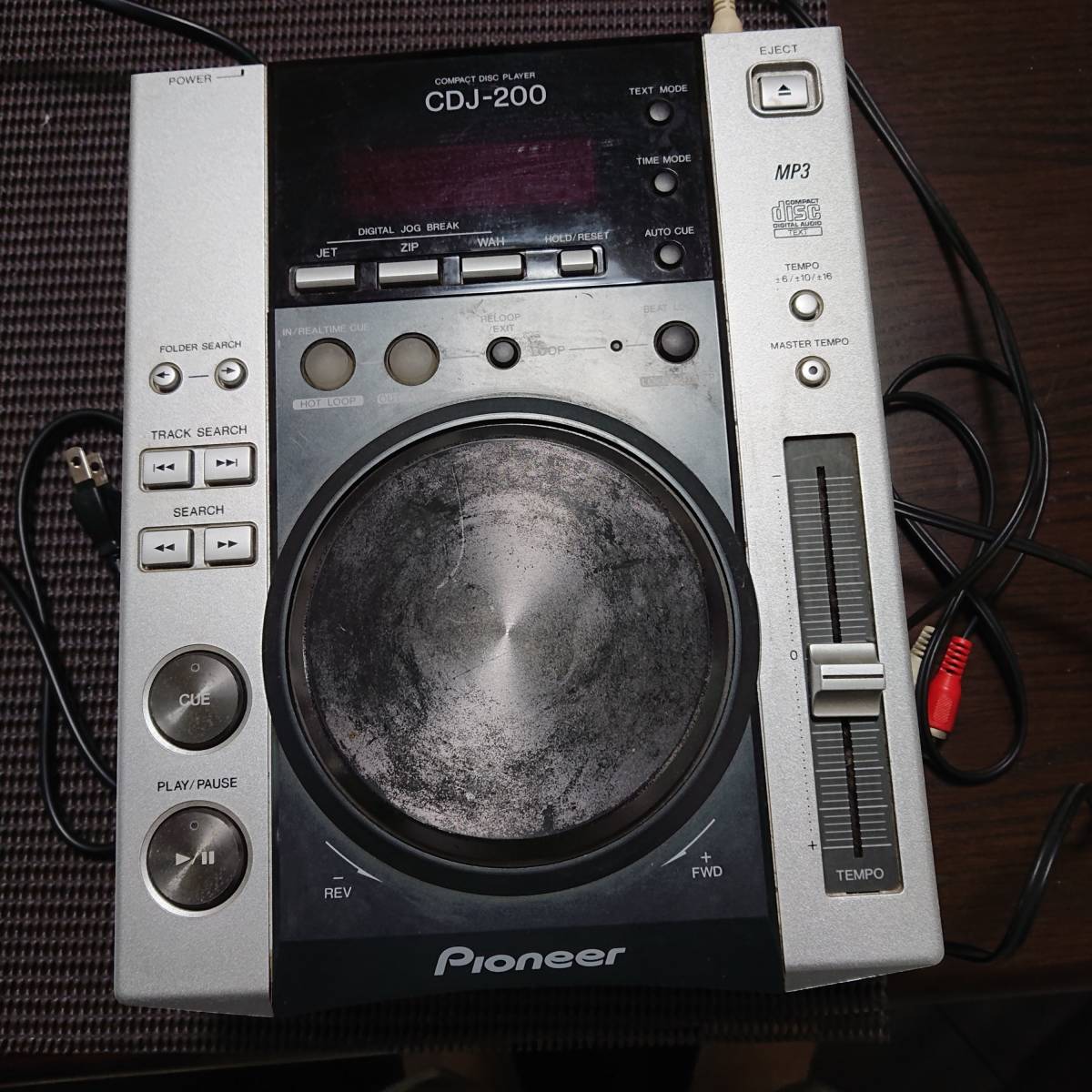 Pioneer CDJ-200 operation goods power cord equipped 