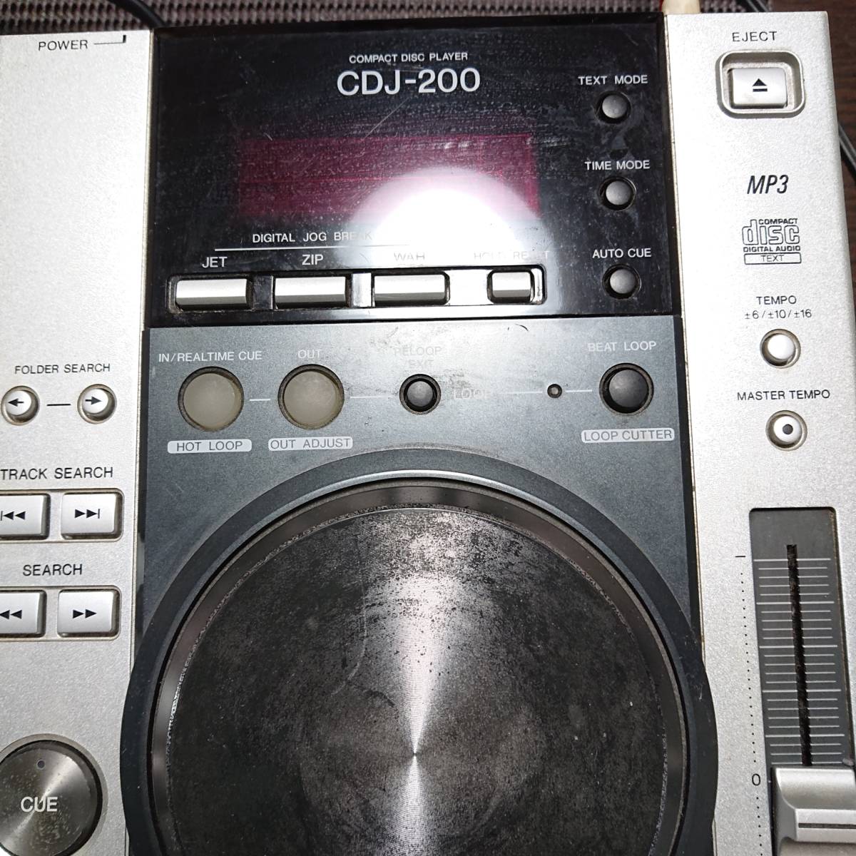 Pioneer CDJ-200 operation goods power cord equipped 