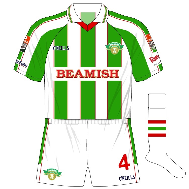 [送料185円] O'Neills 2007 Cork City FC ユニフォーム / アイルランド コークシティ サッカー 代表 ireland Football Shirts jerseys kit_画像9