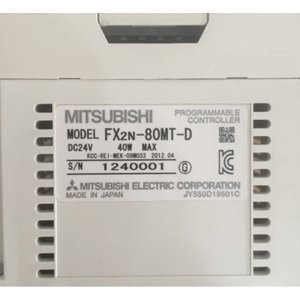 【 新品】 MITSUBISHI/三菱 FX2N-80MT-D ◆6ヶ月保証314