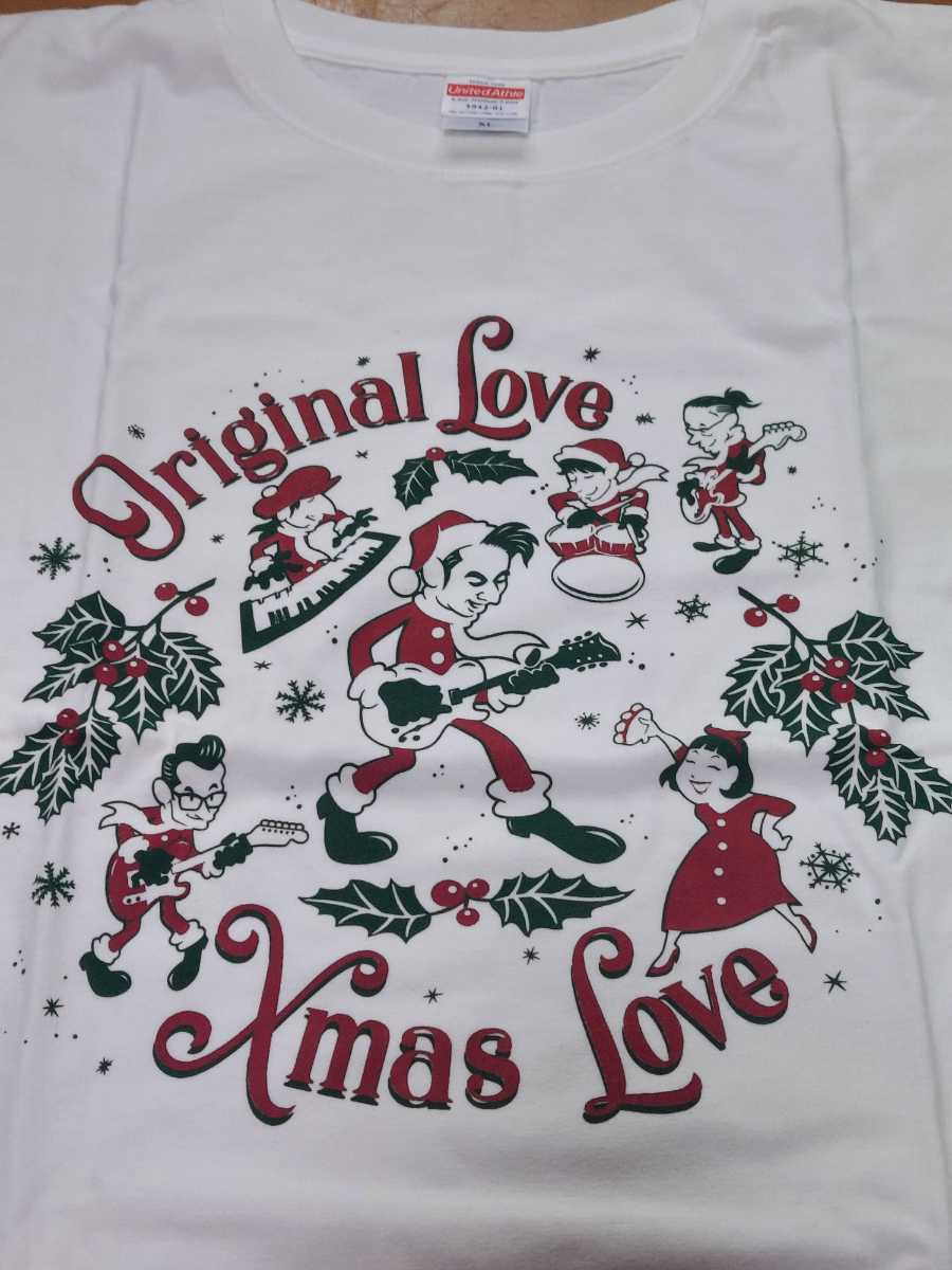 新品未使用Tシャツ　XLサイズ　ホワイト　オリジナルラブ　クリスマス　田島貴男_画像1