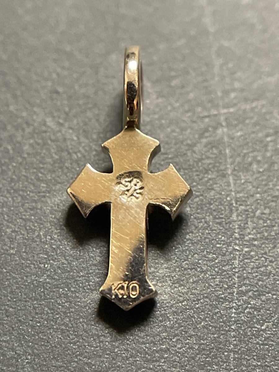 国内正規品】 リトルクロスチャーム Gold K10Yellow Charm Cross