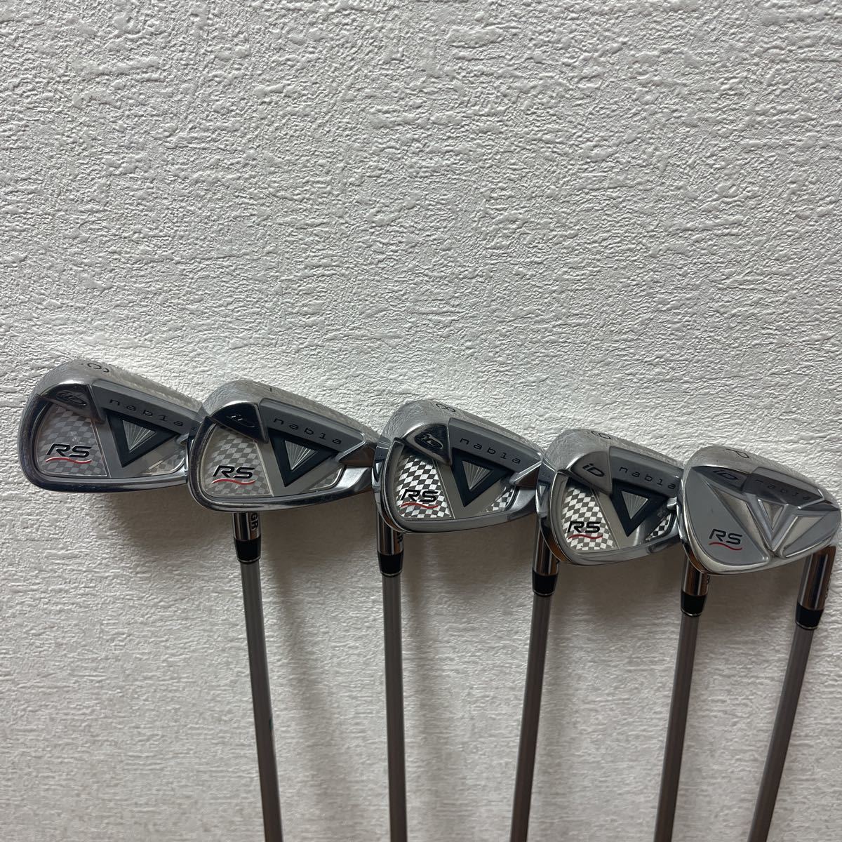 PRGR RS TITAN FACE IRON チタンフェース M40 SR カーボン 6-P 5本