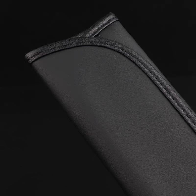  high quality . original leather seat belt pad all-purpose seat belt pad 2 piece set free shipping 